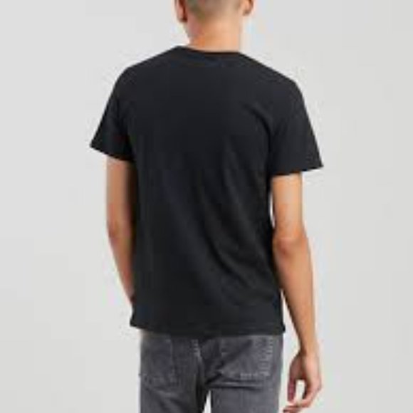 Levi's Logo Graphic Tee Black w/White Lettering Big Men's Size 3XL - Picture 2 of 6